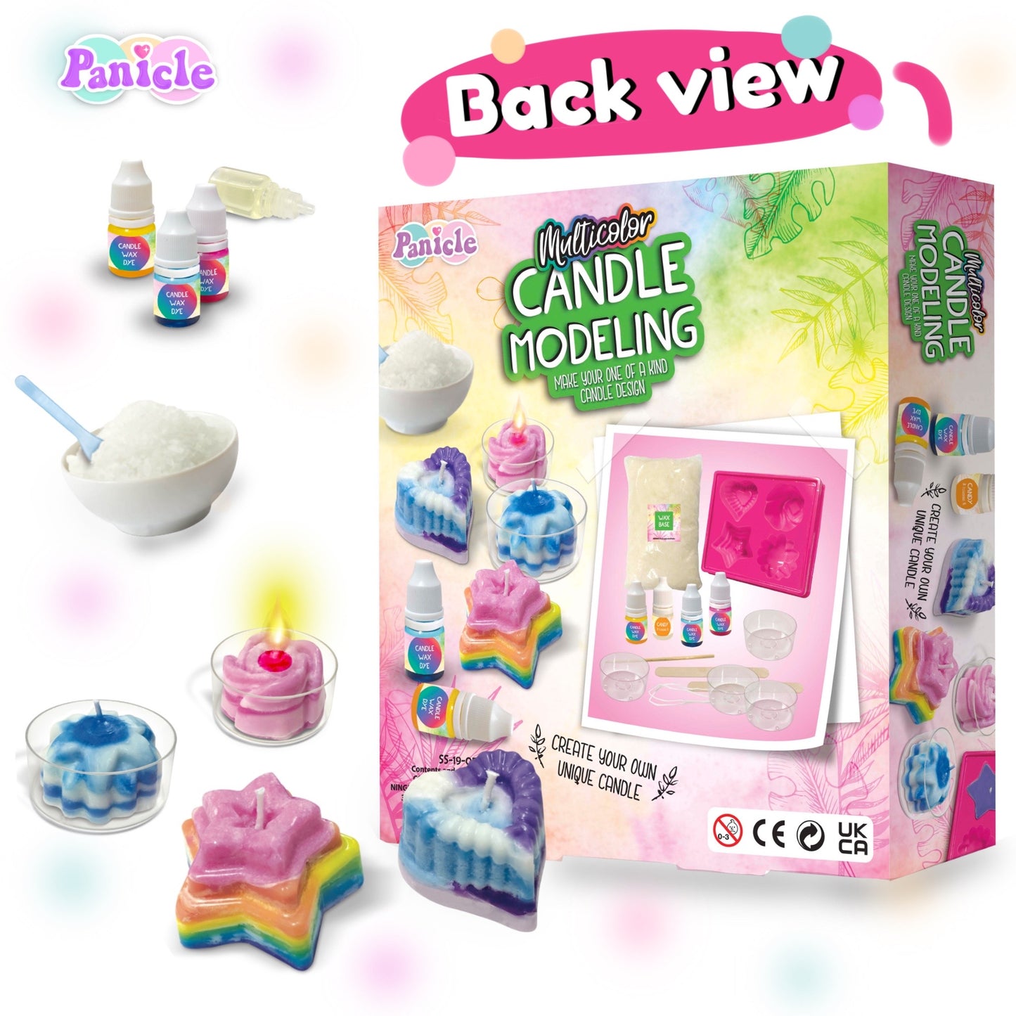 Candle Making kit Set with Candle molds for Kids & Beginners + FREE US shipping